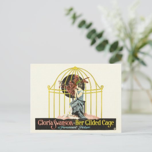 Ihr Gilded Cage (Paramount, 1922) Postkarte (Stehend Vorderseite)
