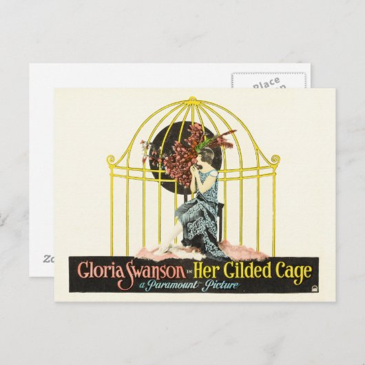 Ihr Gilded Cage (Paramount, 1922) Postkarte (Vorne/Hinten)