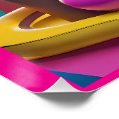 Ihr Glamour befreite sie Poster (Ecke)