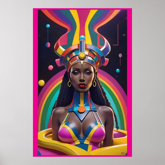 Ihr Glamour Set sie kostenlos Poster (Vorne)