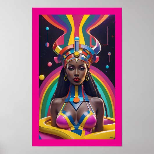 Ihr Glamour Set sie kostenlos Poster (Vorne)