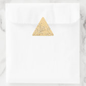 Ihr Glück_ Dreieckiger Aufkleber (Tasche)