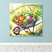 Ihr Glück fördern Leinwanddruck (Insitu (Holzboden))