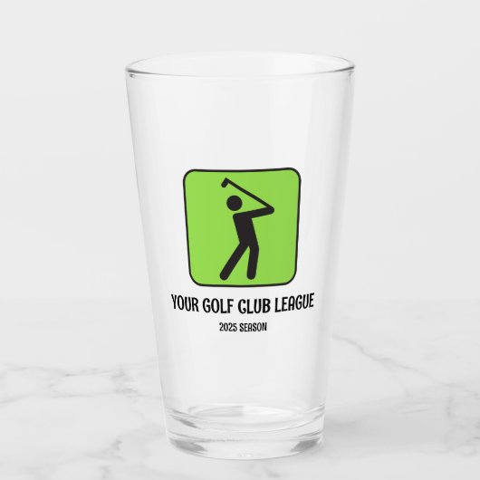 Ihr Golf League / Saisonglass Tumbler (Vorderseite)