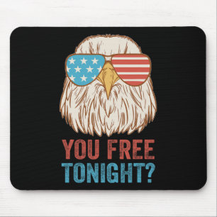 Ihr Gratis-Adlerschläfer USA 4. Juli Party Mousepad