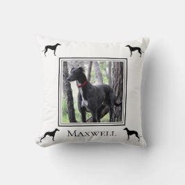 Ihr Greyhound-Foto Personalisiert Kissen