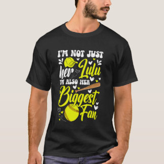 Ihr größter Fan Softball Lulu Ein Softballspieler T-Shirt