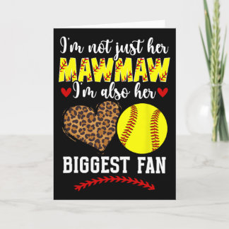 Ihr größter Fan Softll Mawmaw eines Softll-Spieler Karte