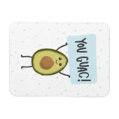 Ihr Guac mit Niedlichem Avocado Magnet (Horizontal)
