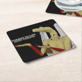 Ihr Guardian Angel gibt Worte der Ermutigung Rechteckiger Pappuntersetzer (angewinkelt)