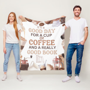 IHR GUTER TAG FÜR KAFFEE WIRKLICH GUTES BUCH FLEECEDECKE