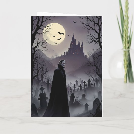 Ihr Halloween-Besucher der Nacht Karte (Rückseite)