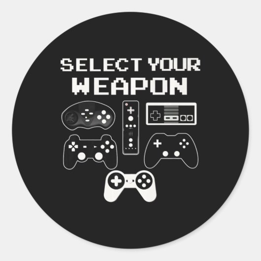 Ihr Handy-Video-Shirt-Controller-Geschenk P Runder Aufkleber (Vorderseite)