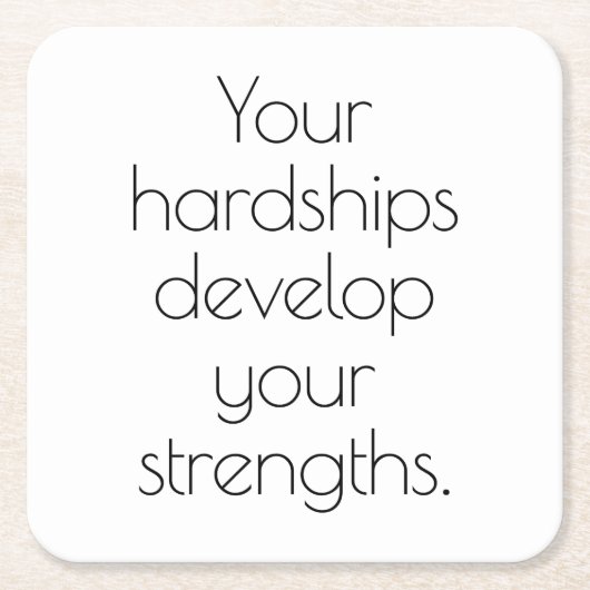 Ihr Hardwaresepapier-Untersetzer Rechteckiger Pappuntersetzer (Vorderseite)