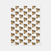 Ihr Haustier Foto Katze Custom Niedlich Funny Fleecedecke (Vorderseite)