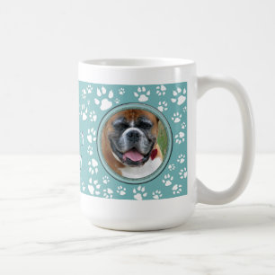 Ihr Haustier Foto Memorial Aquamarin Hund drucken Kaffeetasse
