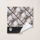 Ihr Haustier Hund benutzerdefinierte Fotos chihuah Badhandtuch Set (Waschlappen)