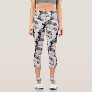 Ihr Haustier Hund Welpe benutzerdefinierte Foto ch Capri Leggings