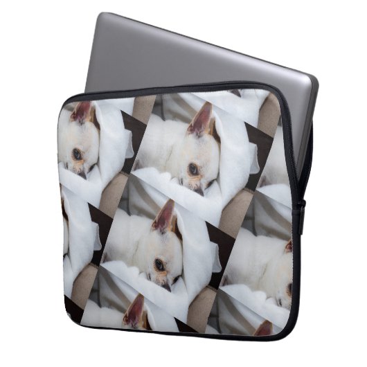 Ihr Haustier Hund Welpe benutzerdefinierte Foto ch Laptopschutzhülle (Vorderseite Links)