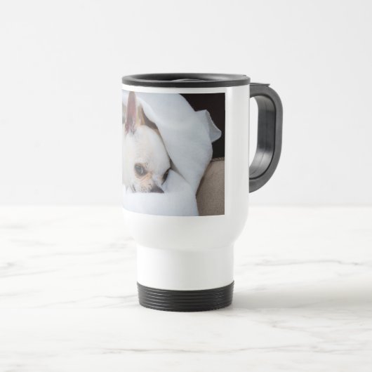 Ihr Haustier Hund Welpe Foto chihuahua Reisebecher (VorderseiteRechts)