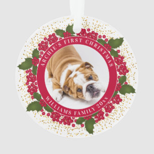 Ihr Haustier ist das erste Personalisierte Foto fü Ornament
