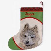 Ihr Haustier oder Ihre Katze Kleiner Weihnachtsstrumpf (Rückseite)