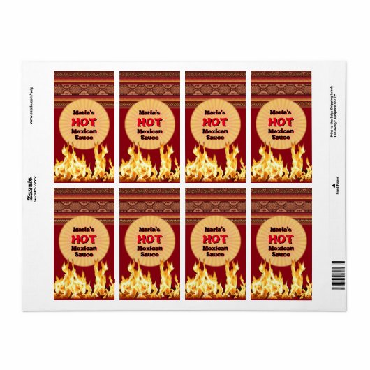 Ihr heißer mexikanischer Sauce (anpassbar) (Vorne)