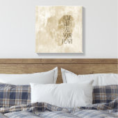 Ihr Herz Gold Leinwanddruck (Insitu (Schlafzimmer))