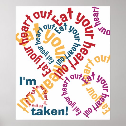 IHR HERZ-HERAUS-Plakat essen Poster (Vorne)