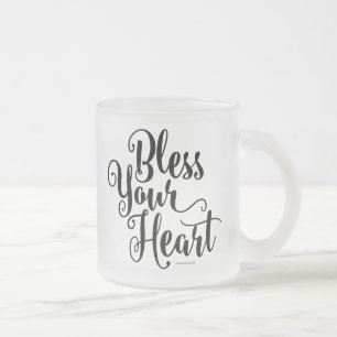 Ihr Herz Mattiert Glass Kaffee Tasse segnen
