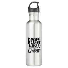 Ihr Herz segnen Edelstahlflasche