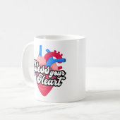 Ihr Herz segnen Kaffeetasse (Vorderseite Links)