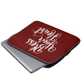 Ihr Herz segnen Laptopschutzhülle (Vorne Knopf)