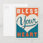 Ihr Herz segnen Postkarte (Vorne/Hinten)