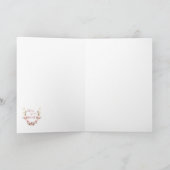 Ihr Herz segnen (rosa Blume) Karte (Innenseite)