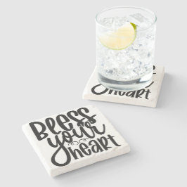 Ihr Herz segnen Steinuntersetzer