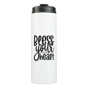 Ihr Herz segnen Thermosbecher