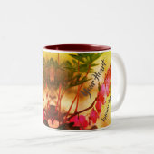 Ihr Herz weiß blutende Herzen Inspiration Zweifarbige Tasse (VorderseiteRechts)