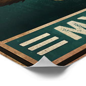 Ihr Hintern Napkins Mein Herr - Wohngestaltung Mau Poster (Ecke)