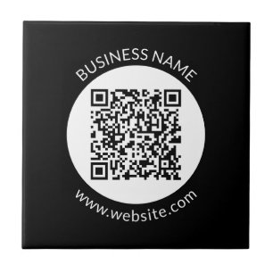 Ihr hochgeladener QR-Code   Bearbeitbarer Text und Fliese