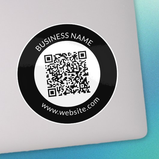 Ihr hochgeladener QR-Code | Bearbeiten von Text un Aufkleber