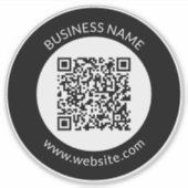 Ihr hochgeladener QR-Code | Bearbeiten von Text un Aufkleber (Vorderseite)