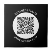 Ihr hochgeladener QR-Code | Bearbeiten von Text un Fliese (Vorderseite)