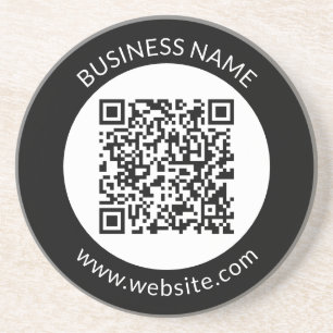 Ihr hochgeladener QR-Code   Bearbeiten von Text un Getränkeuntersetzer