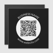 Ihr hochgeladener QR-Code | Bearbeiten von Text un Magnetkarte (Vorne/Hinten)