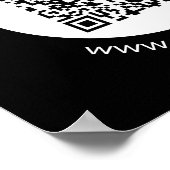 Ihr hochgeladener QR-Code | Bearbeiten von Text un Poster (Ecke)