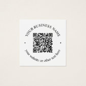 Ihr hochgeladener QR-Code Plus bearbeitbarer Circl (Vorderseite)