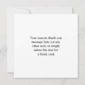 Ihr hochgeladener QR-Code Plus bearbeitbarer Circl Dankeskarte (Rückseite)