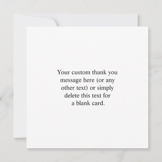 Ihr hochgeladener QR-Code Plus bearbeitbarer Circl Dankeskarte (Rückseite)