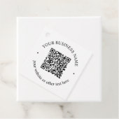 Ihr hochgeladener QR-Code Plus bearbeitbarer Circl Geschenkanhänger (Beispiel)